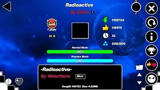 RADIOACTIVE BY VIPRIN 100% (HARD DEMON) | GEOMETRY DASH