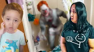 I caught a STRANGER in my bathroom!
