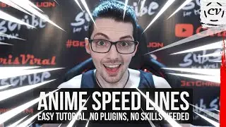 Anime Speed Lines Tutorial (Easy, No Plugins, No Skills Needed)