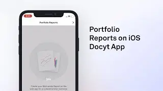 Portfolio Reports on iOS Docyt App