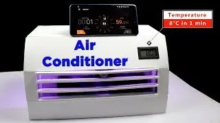 How to make air conditioner at home | peltier air Conditioner