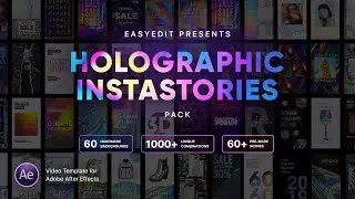 TOP Holographic Instagram Stories Template | for After Effects