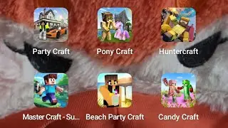School Party Craft, Pony Craft, Hunter Craft, Master Craft, Beach Party Craft, Candy Craft Gameplay