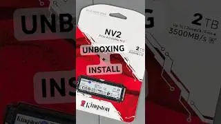 Kingston NV2 2TB NVMe M.2 SSD Unboxing + Install 