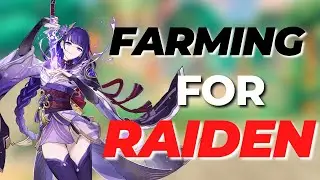 FARMING FOR  RAIDEN IN GENSHIN IMPACT 