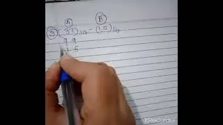 10's complement subtraction, Gray code, Excess 3 code.