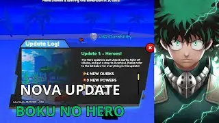 TUDO SOBRE A NOVA UPDATE DE BOKU NO HERO NO ANIME FIGHTIN SIMULATOR X!