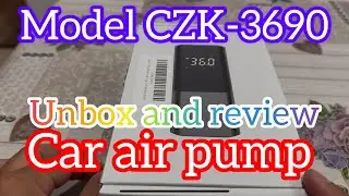 Unboxing and Reviewing Portable Air Pump, 12V Rechargeable Air Pump for Car Tires like Tesla Rivian