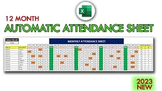 Automatic Attendance Sheet in Excel
