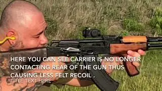Romanian akm with kns piston and Meridian defense BD-2 Brake perfect !!