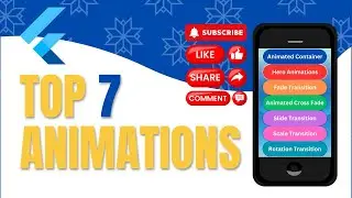 Top 7 Animations in Flutter for Beginners | Flutter Animation | Flutt Sky