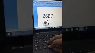 Football ⚽️ symbol shortcut key in ms word #msword