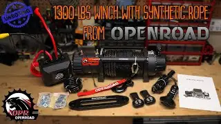 Openroad 13000lbs 12V Winch Waterproof IP67 With Synthetic Rope Unboxing