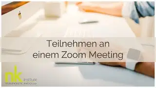 An einem Zoom Meeting teilnehmen