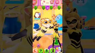 Queen Bee Vs Gangle 💛🖤❤️🤍 #miraculous #digitalcircus #mytalkingangela2 #funny #edit #meme #gamplay