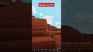 Noob vs Pro #gameplay #minecraftbuilds