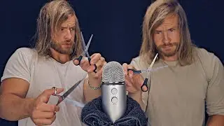 Ultra FAST VS Ultra SLOW RAW Haircut Scissors ✂️ASMR✂️