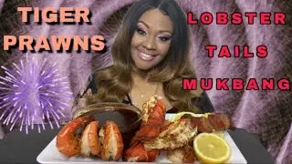 TIGER PRAWNS AND LOBSTER TAILS MUKBANG TO CELEBRATE 3K!!!