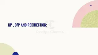 10 - Standard I/P, O/P, and Error with redirection in Linux