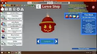 getting fire mask b.s.s