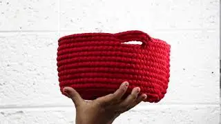 Crochet Medium Basket Semay | סל סרוגה בינוני סאמיי
