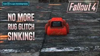 Rug Glitch Sink Problem Solved 🕳️ Fallout 4 No Mods Shop Class