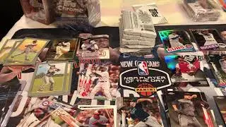 2020 Topps Chrome Baseball vs 2020 Topps series 2 baseball Blasters & Hanger boxes