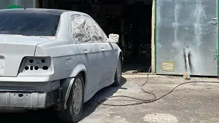 Начал шкурить BMW E36 / OPEL CALIBRA ТО