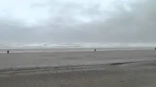 Storm teistert Rotterdam en Hoek van Holland