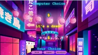 كيف تنشئ لعبة حجر , ورقة , مقص  بإستخدام HTML | CSS | JAVASCRIPT خطوه بخطوه