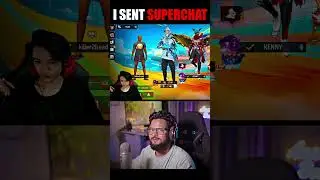 I SENT SUPERCHAT 😱 #shorts #freefire #trending