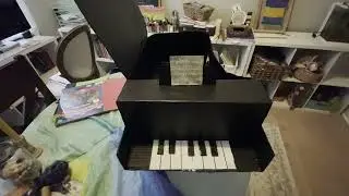 Grand Piano Valentine's Day Card Box
