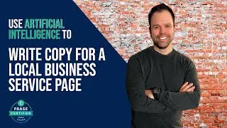 Use Frase AI to Write Copy for a Local Business Service Page