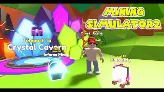 Mining Simulator 2 - EAST & FAST UNLOCK ALL CAVE with BEST PETS - Roblox