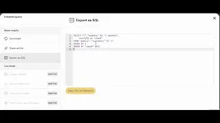 Using SQL in Trevor