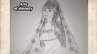 How to draw a Bride girl || easy girl drawing step by step || pencil sketch for beginners ||