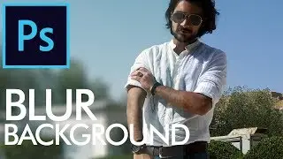 How to Blur Background in Adobe Photoshop - Urdu / Hindi