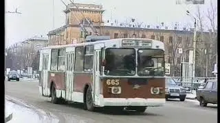 Город зимой