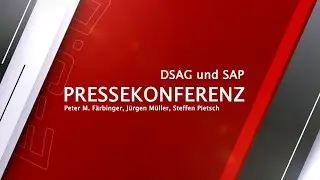 DSAG und SAP Pressekonferenz - Mannheim, 11. Februar 2020