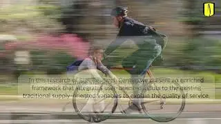 Academic Article: Towards an enriched framework for pedestrian and bicyclist infrastructure