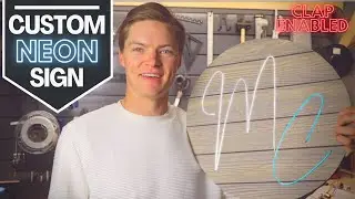 custom neon sign with a one-of-a-kind element || Clap Activated Gadget 2021