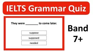 Official IELTS Grammar Quiz ✅ Can you Pass?