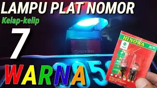 Ganti lampu plat nomor HONDA Beat 2020 ternyata gampang banget