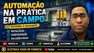 CLP aula prática de automação em campo no chão de fabrica