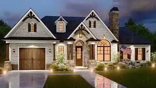 COTTAGE HOUSE PLAN 699-00376 WITH INTERIOR