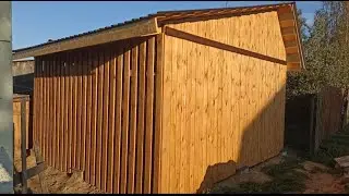 Дровник своими руками.