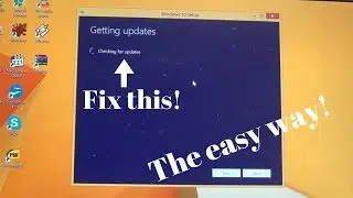 How to fix Windows 10 Setup stuck at Getting updates Checking for updates - The easy way!