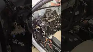 замена радиатора печи Ниссан кашкай