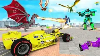 Control the mech of a warrior on the road.  Robot car transformation#temugamer