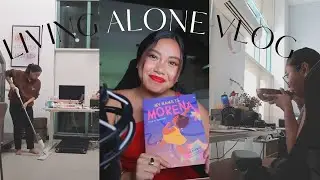 living alone vlog ⛅️ first look at my book, attending fashion week, and girl dinners | ayn bernos
